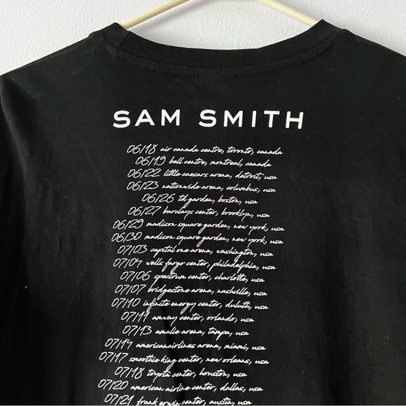 Sam Smith 2018 Tour Black Tee Small - Picture 5 of 9